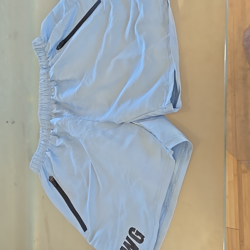 Light Blue Athletic Women's Shorts